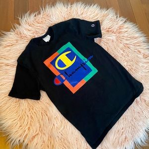 Champion Tee Black